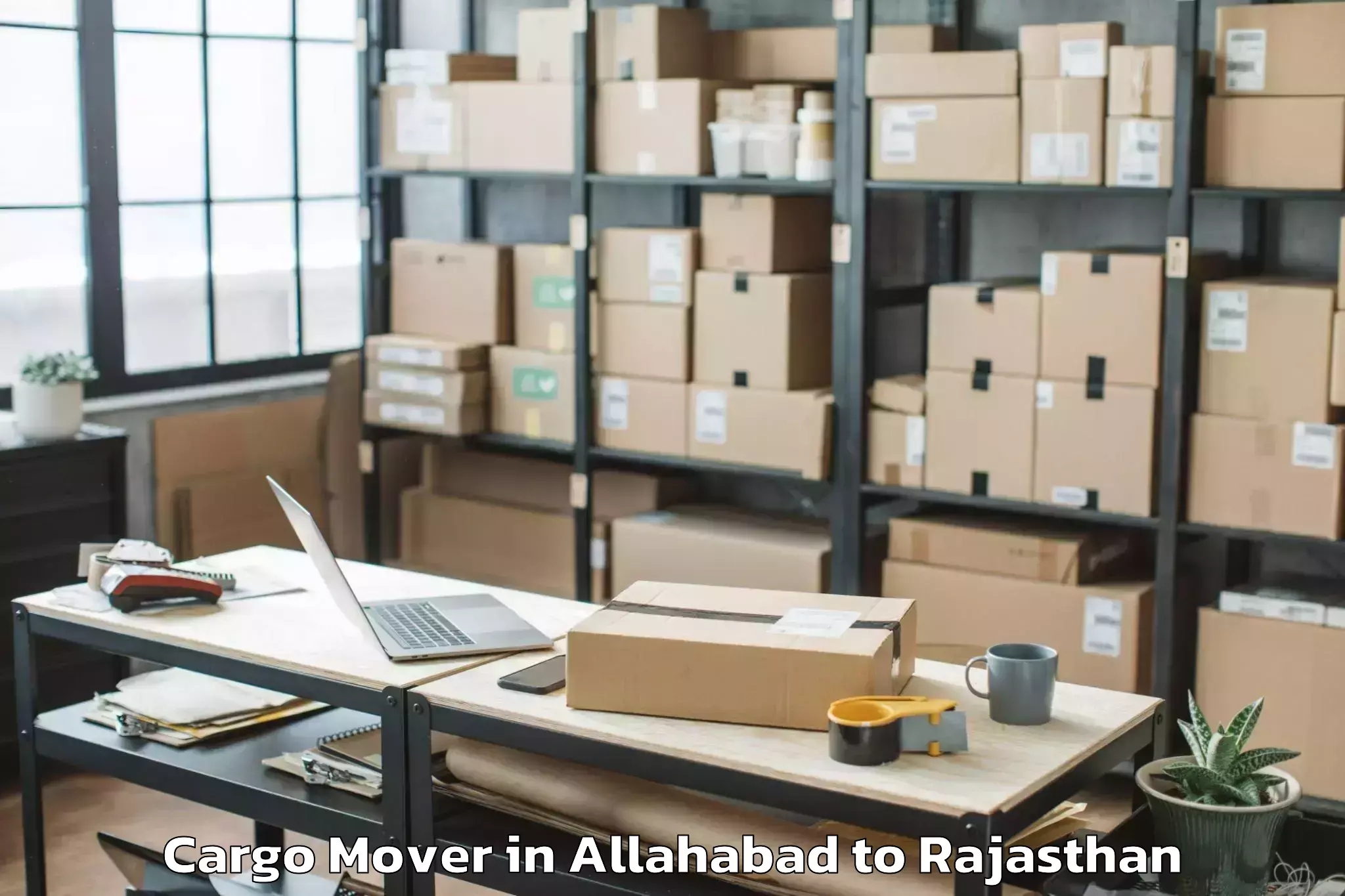 Top Allahabad to Madanganj Kishangarh Cargo Mover Available